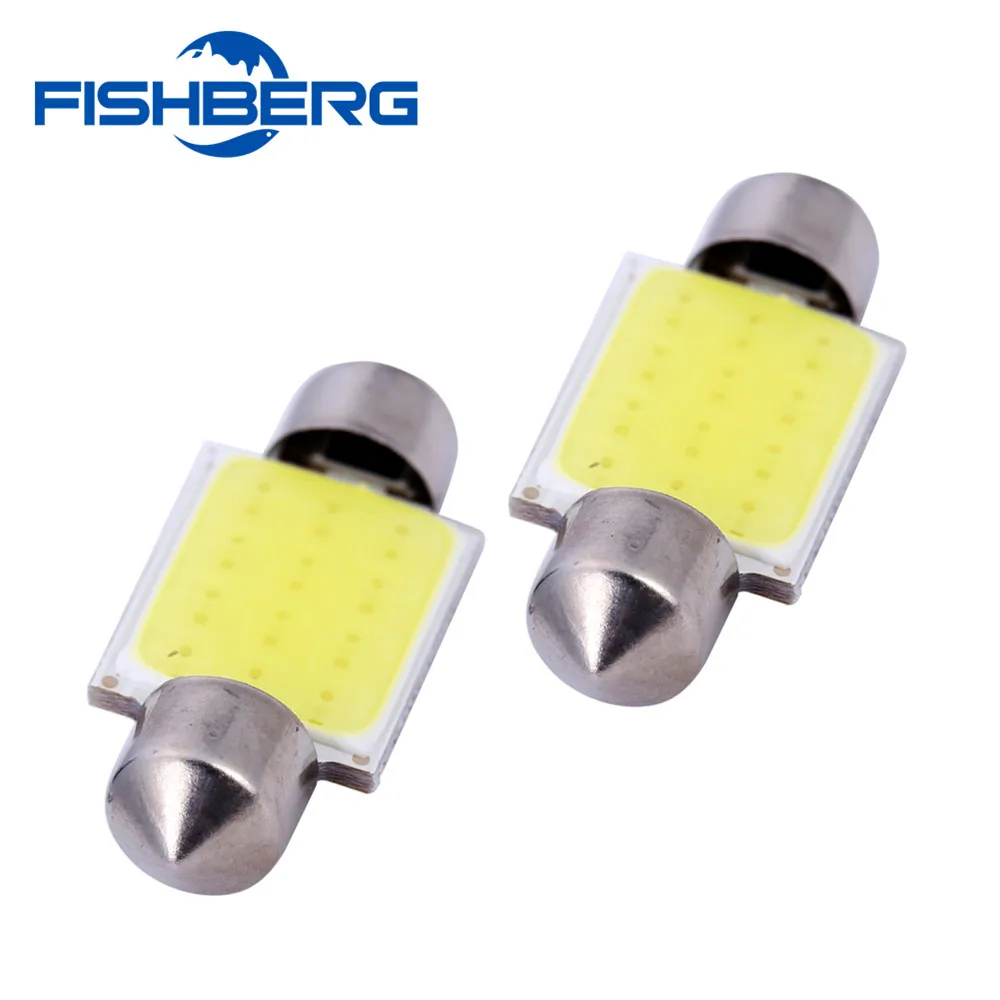 FISHBERG 2pcs 36mm 12V COB Festoon LED Car Bulb Auto Led Interior Light Lamps 6000K Parking Dome Map Trunk RV SUV Light
FISHBERG 2pcs 36mm 12V COB Festoon LED Car Bulb Auto Led Interior Light Lamps 6000K Parking Dome Map Trunk RV SUV Light