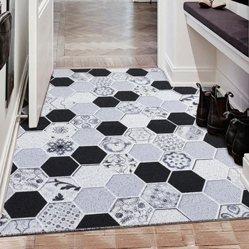 Modern pop style High elasticity pvc Silk loop Entry mat Doorway decoration carpet waterproof non-slip bathroom rug DIY floormat
Modern pop style High elasticity pvc Silk loop Entry mat Doorway decoration carpet waterproof non-slip bathroom rug DIY floormat