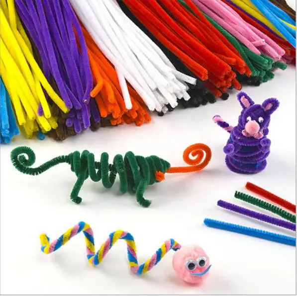 50pcs/Set Chenille Stems Colorful Sticks Kids Toy Kindergarten DIY Handcraft Material Creative Kids Educational Toys Wholesale
50pcs/Set Chenille Stems Colorful Sticks Kids Toy Kindergarten DIY Handcraft Material Creative Kids Educational Toys Wholesale