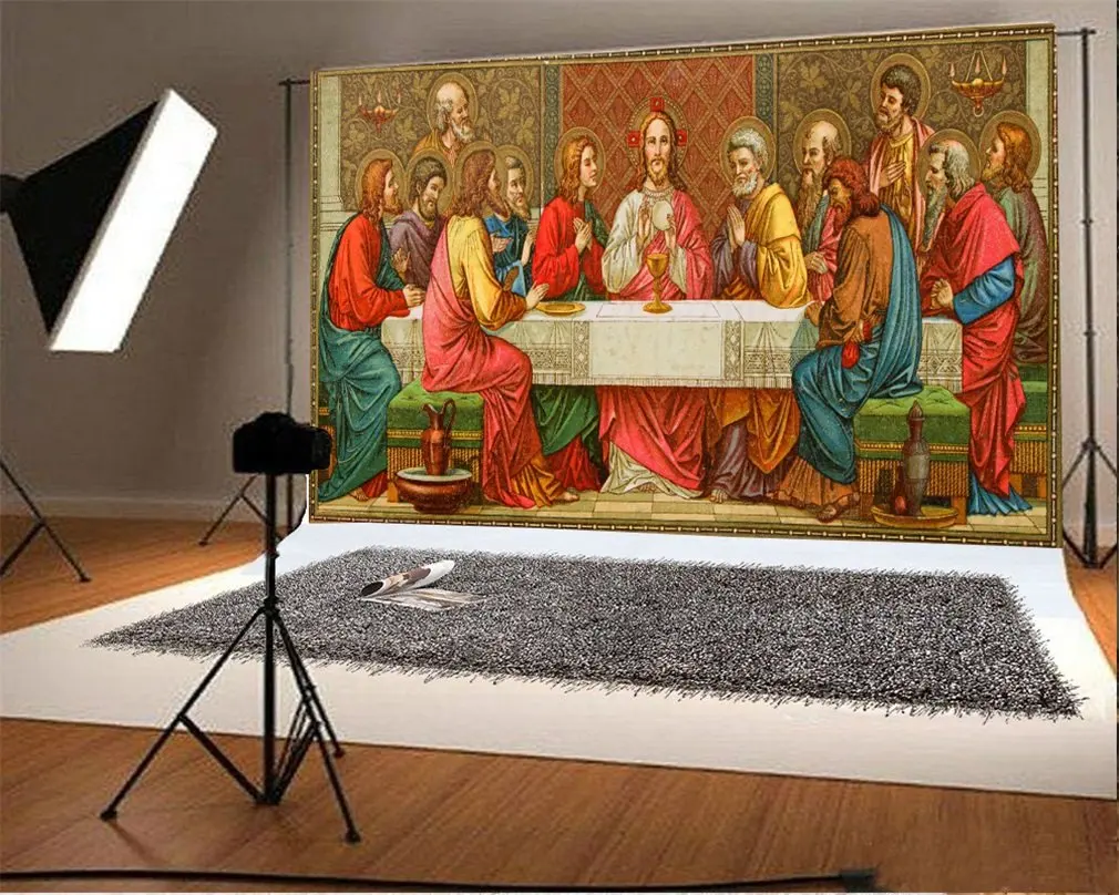 Photography Backdrop Chris' Last Supper Oil Painting Religion Belief Culture Historical Wallpaper Photo Background
Photography Backdrop Chris' Last Supper Oil Painting Religion Belief Culture Historical Wallpaper Photo Background