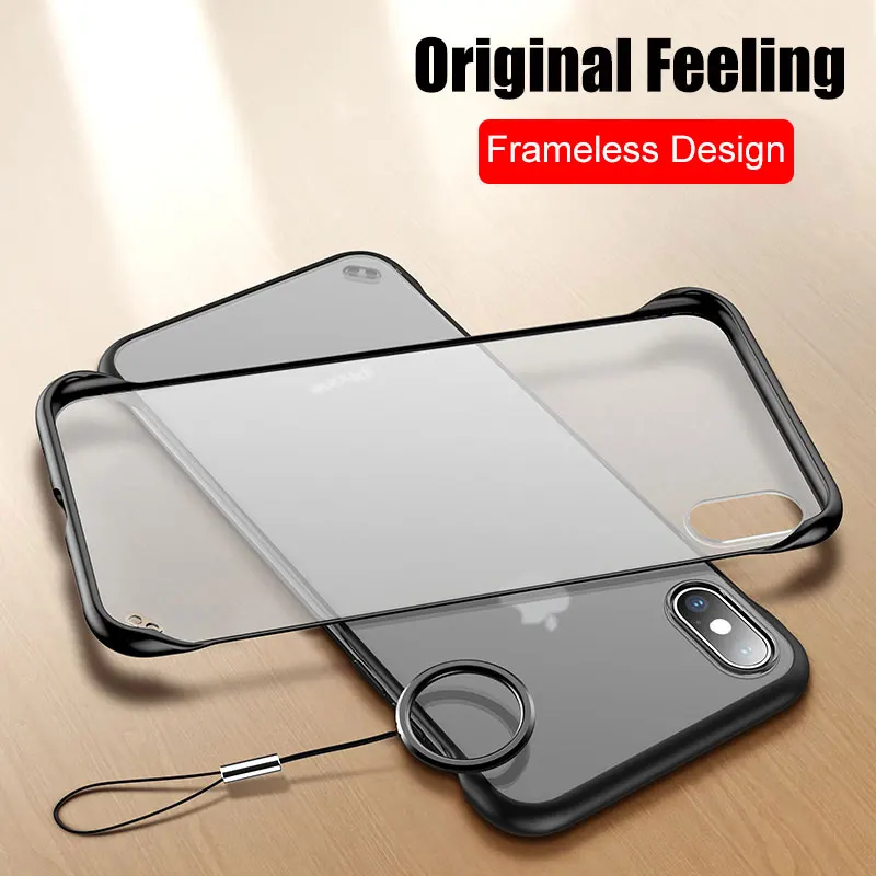 Frameless Clear Phone Case For iPhone X XS Max XR 11 Pro 7 8 Plus Matte Hard PC Transparent Cover For iPhone 6 6S Plus Coque
Frameless Clear Phone Case For iPhone X XS Max XR 11 Pro 7 8 Plus Matte Hard PC Transparent Cover For iPhone 6 6S Plus Coque