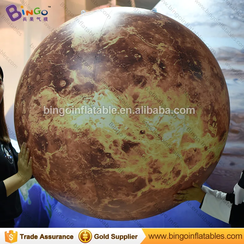 0.9m High quality PVC air sealed inflatable Venus balloon for astronomy theme event Vivid Venus model for decoration toy planets
0.9m High quality PVC air sealed inflatable Venus balloon for astronomy theme event Vivid Venus model for decoration toy planets