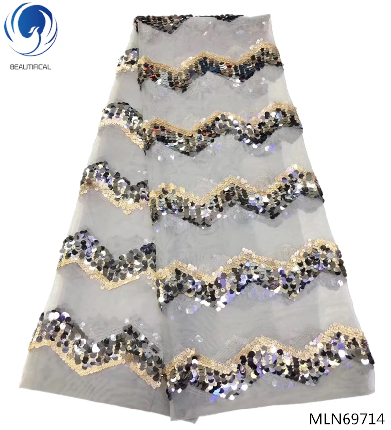 BEAUTIFICAL african sequins lace fabric african fabric lace net lace fabric 2019 bling 5yards/piece for wedding clothes MLN697
BEAUTIFICAL african sequins lace fabric african fabric lace net lace fabric 2019 bling 5yards/piece for wedding clothes MLN697