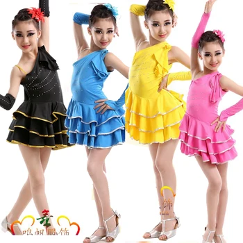 New Girls Latin Salsa Dancing Dress Kids Ballroom Party Dance wear Costumes SZ 110-160vestido de baile latino
New Girls Latin Salsa Dancing Dress Kids Ballroom Party Dance wear Costumes SZ 110-160vestido de baile latino