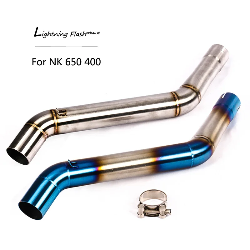Mid Pipe for NK 650 NK 400 Exhaust Pipe Slip On 51mm Motorcycle Rear Escape Stainless Steel Middle Converter All Years Half Blue
Mid Pipe for NK 650 NK 400 Exhaust Pipe Slip On 51mm Motorcycle Rear Escape Stainless Steel Middle Converter All Years Half Blue