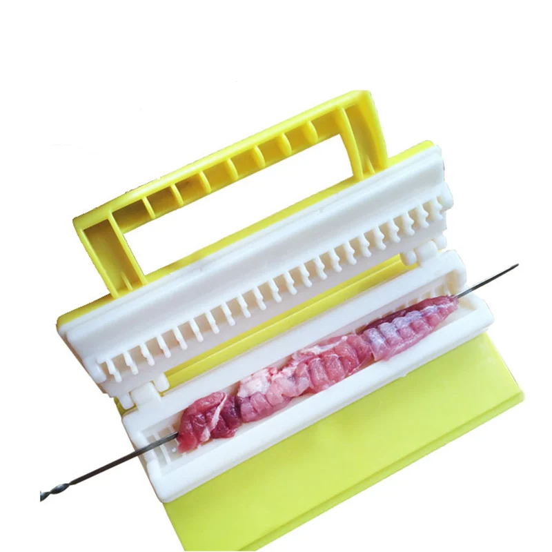 High quality Meat Skewer Machine ABS Plastic Meat String Device Portable Kebab Maker BBQ Skewer Tools for Beef Pork Shish kebab
High quality Meat Skewer Machine ABS Plastic Meat String Device Portable Kebab Maker BBQ Skewer Tools for Beef Pork Shish kebab