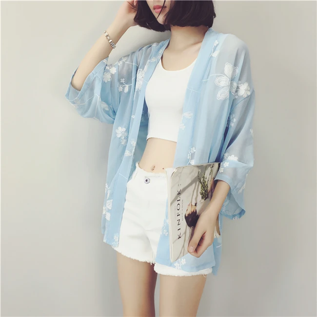 Carol Diaries Women's Ladies Printed Chiffon Blouses Kimono Cardigan Shawl Beach Summer Ladies Blouse Sun protection Shrug Long
Carol Diaries Women's Ladies Printed Chiffon Blouses Kimono Cardigan Shawl Beach Summer Ladies Blouse Sun protection Shrug Long