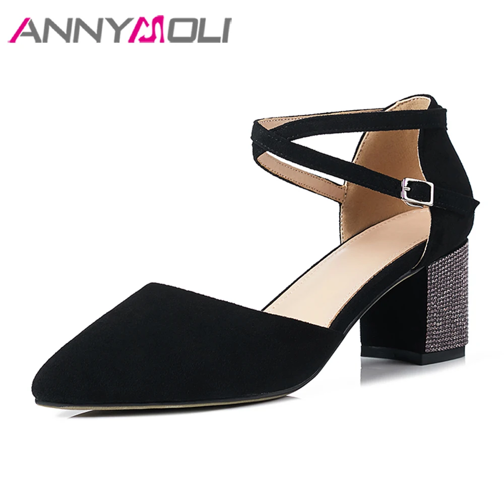 ANNYMOLI Women Shoes High Heels Summer Pumps Two-Piece Cross Strap Party Shoes Spring Pointed Toe Block High Heels Shoes Black
ANNYMOLI Women Shoes High Heels Summer Pumps Two-Piece Cross Strap Party Shoes Spring Pointed Toe Block High Heels Shoes Black