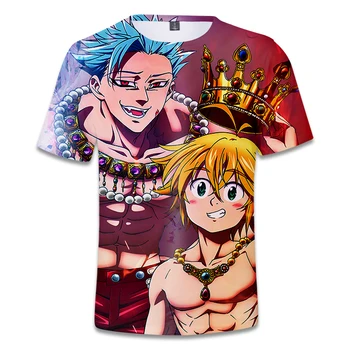KPOP 3D Nanatsu No Taizai Anime TShirt Men and Women Short Sleeve T-shirt funny tshirt O-Neck Tops summertime Casual 4XL clothes
KPOP 3D Nanatsu No Taizai Anime TShirt Men and Women Short Sleeve T-shirt funny tshirt O-Neck Tops summertime Casual 4XL clothes