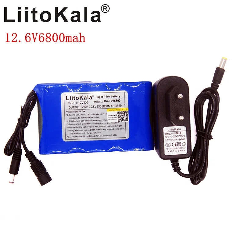 Liitokala 12V 6800mAh 3S2P large capacity 18650 lithium battery, outdoor lighting, Closed circuit monitoring
Liitokala 12V 6800mAh 3S2P large capacity 18650 lithium battery, outdoor lighting, Closed circuit monitoring