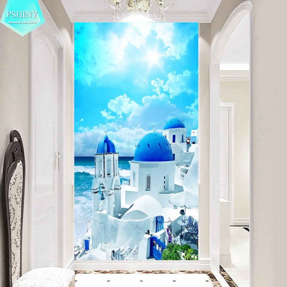 PSHINY 5D DIY Diamond embroidery blue sea view picture home decor Full Mosaic kit Round rhinestone Diamond Painting cross stich
PSHINY 5D DIY Diamond embroidery blue sea view picture home decor Full Mosaic kit Round rhinestone Diamond Painting cross stich