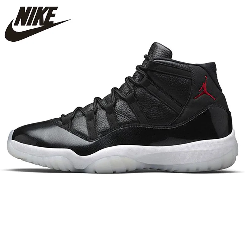 

Nike Air Jordan 11 Retro 72-10 AJ11 Men Basketball Shoes, Outdoor Sneakers Shoes, Black, Shock Absorption Non-slip 378037 002