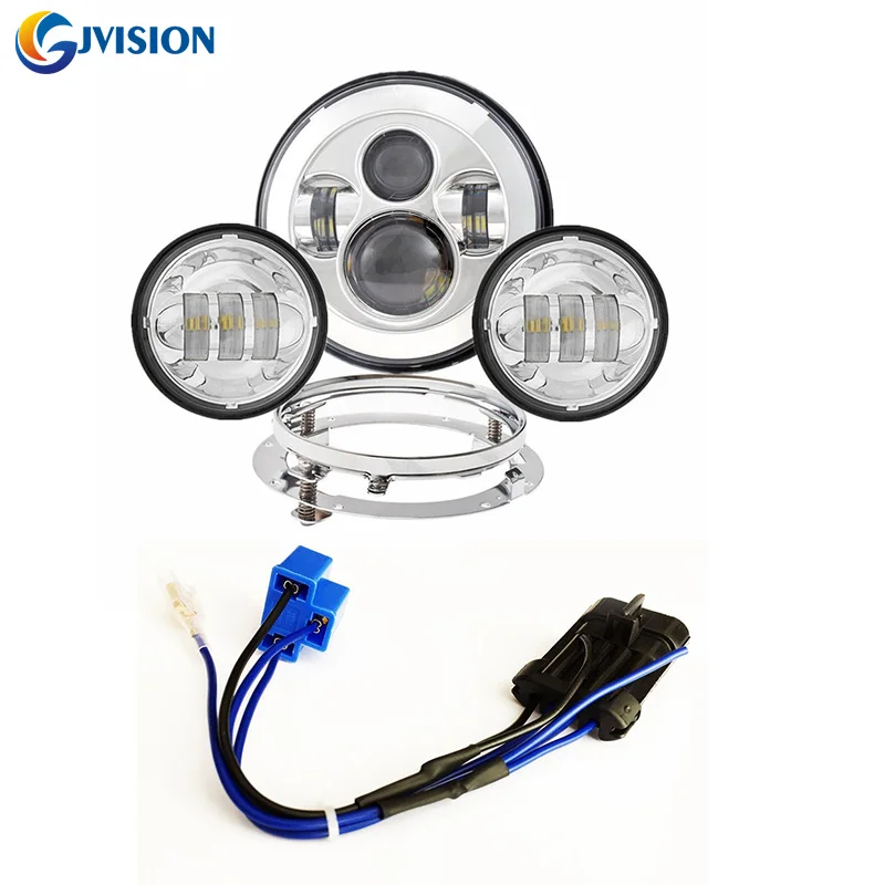 7 Inch Led Headlight Hi/Low Beam 4.5'' 4-1/2 Inch Passing Lamps Fog Lights For Motorcycles Harley 7'' Headlamp Bracket Adapter
7 Inch Led Headlight Hi/Low Beam 4.5'' 4-1/2 Inch Passing Lamps Fog Lights For Motorcycles Harley 7'' Headlamp Bracket Adapter