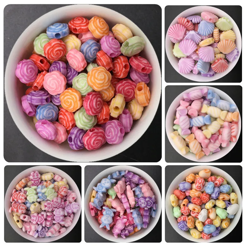 50/100pcs Acrylic Bead Animal Flower DIY Handmade Beads Harmless Jewelry For Bracelet Necklace Accessories Fashion Pretty Cheap
50/100pcs Acrylic Bead Animal Flower DIY Handmade Beads Harmless Jewelry For Bracelet Necklace Accessories Fashion Pretty Cheap