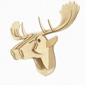 Easter Christmas 3D Jigsaw wall decorations wooden deer head DIY animal wall ornaments creative home gifts wall hanging
Easter Christmas 3D Jigsaw wall decorations wooden deer head DIY animal wall ornaments creative home gifts wall hanging