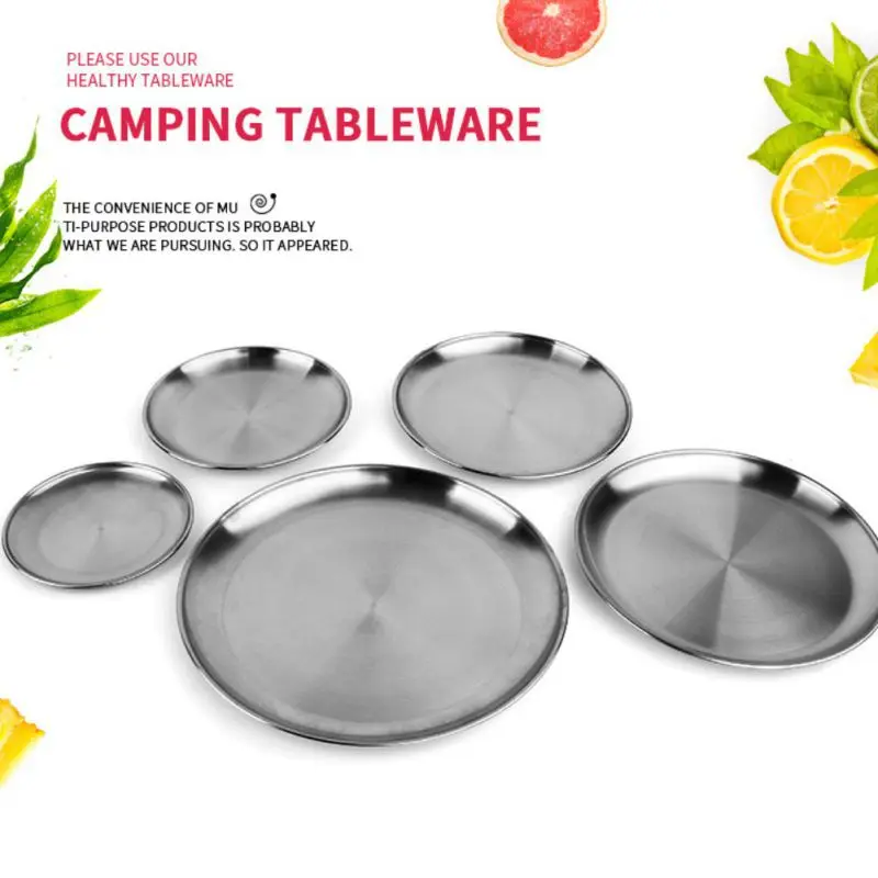 Camping stainless steel cutlery tray cutlery tray food container round tray outdoor cooking accessories
Camping stainless steel cutlery tray cutlery tray food container round tray outdoor cooking accessories