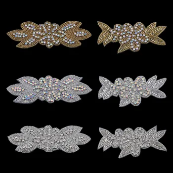 6pcs/Lot Handmade Silver Bling Sew On Beaded Crystal Rhinestone Applique for Wedding Dresses Baby Girl Hair Accessories Supply
6pcs/Lot Handmade Silver Bling Sew On Beaded Crystal Rhinestone Applique for Wedding Dresses Baby Girl Hair Accessories Supply