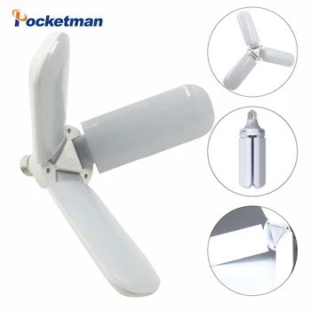 96-265V 45W E27 LED Bulb Super Bright Foldable Fan Blade Angle Adjustable Ceiling Lamp Home Energy Saving Lights CE RoHS z40
96-265V 45W E27 LED Bulb Super Bright Foldable Fan Blade Angle Adjustable Ceiling Lamp Home Energy Saving Lights CE RoHS z40