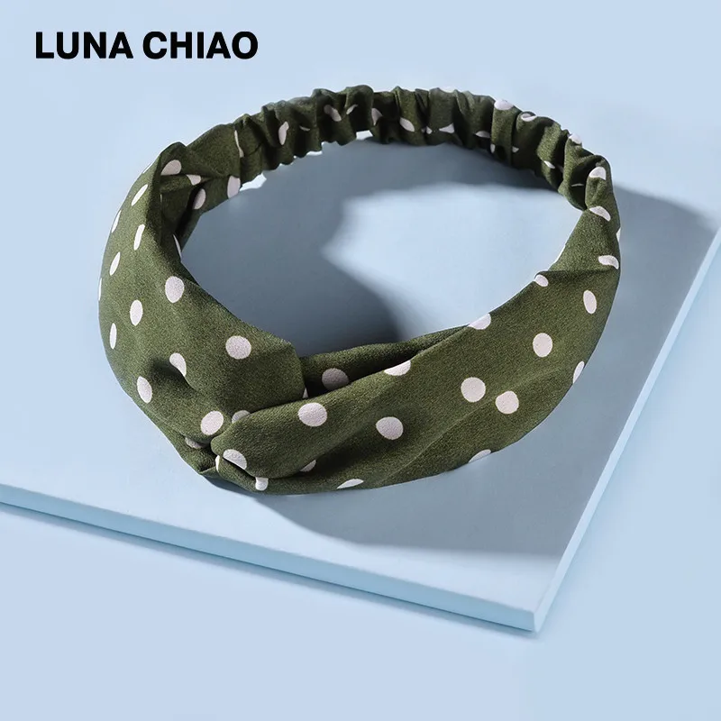 LUNA CHIAO Fashion Headwear for Summer Polka Dot Pattern Knoted Soft Headbands Girls Gift Hairbands Bijoux
LUNA CHIAO Fashion Headwear for Summer Polka Dot Pattern Knoted Soft Headbands Girls Gift Hairbands Bijoux