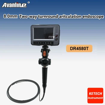 4.3" LCD 2-Way Direction Inspection Camera 8.0mm Diameter Waterproof Industry Endoscope 1.5m Industria Video Borescope DR4580T2
4.3" LCD 2-Way Direction Inspection Camera 8.0mm Diameter Waterproof Industry Endoscope 1.5m Industria Video Borescope DR4580T2