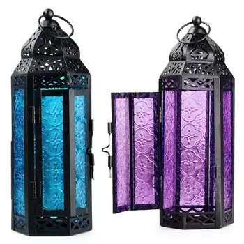 Nightlight Glasss Metal Moroccan Delight Garden Lamp Protable Outdoor Light Decoration Home Garden Lantern Lights 2 Colors
Nightlight Glasss Metal Moroccan Delight Garden Lamp Protable Outdoor Light Decoration Home Garden Lantern Lights 2 Colors