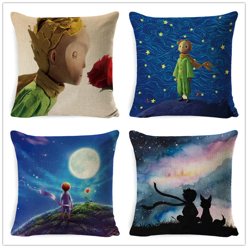 Fokusent Kids' Room Decoration Fairy Tale Little Prince Sofa Throw Pillow Case Cute Cartoon Stars Picking Animals Cushion Cover
Fokusent Kids' Room Decoration Fairy Tale Little Prince Sofa Throw Pillow Case Cute Cartoon Stars Picking Animals Cushion Cover