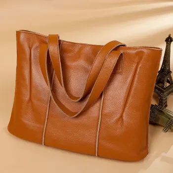 Genuine Leather handbags head layer cowhide women handbag fashion Portable shoulder messenger bags composite bags Generous Totes
Genuine Leather handbags head layer cowhide women handbag fashion Portable shoulder messenger bags composite bags Generous Totes