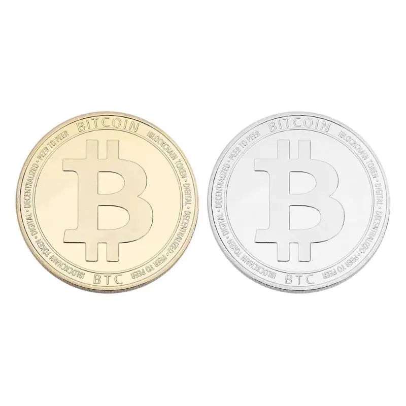 Zinc Alloy Plated Non-currency Bitcoin Commemorative Coin Art Collection Collection Physical gold commemorative coins
Zinc Alloy Plated Non-currency Bitcoin Commemorative Coin Art Collection Collection Physical gold commemorative coins