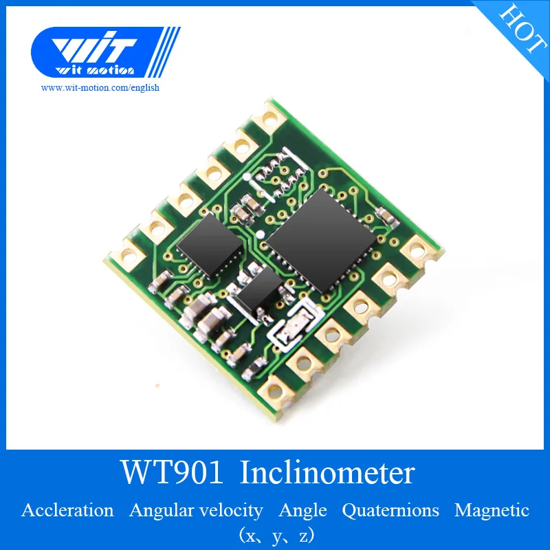 WT901 AHRS Sensor MPU-9250 Module 3 Axis Digital Accelerometer Gyro Angle Electronic Compass TTL & I2C Outout For PC/Android/MCU
WT901 AHRS Sensor MPU-9250 Module 3 Axis Digital Accelerometer Gyro Angle Electronic Compass TTL & I2C Outout For PC/Android/MCU