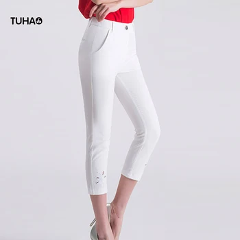 TUHAO Summer Autumn Hollow Out Soild Pencil Pants Office Lady Thin Casual Oversize Calf-Length Skinny Trousers Women LQ194
TUHAO Summer Autumn Hollow Out Soild Pencil Pants Office Lady Thin Casual Oversize Calf-Length Skinny Trousers Women LQ194