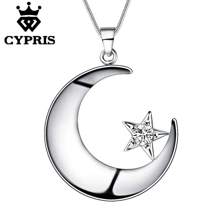2018 Super Deal Meaningful Lose money Love Romance silver Fashion Moon Star Religion stone Crystal Pendant Necklace 18inch 
2018 Super Deal Meaningful Lose money Love Romance silver Fashion Moon Star Religion stone Crystal Pendant Necklace 18inch