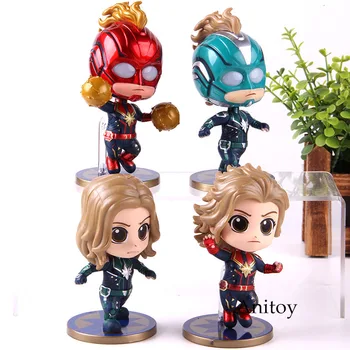 Avengers Endgame Q Version Captain Marvel Carol Danvers PVC Captain Marvel Action Figure with Light Collectible Toys 4pcs/set
Avengers Endgame Q Version Captain Marvel Carol Danvers PVC Captain Marvel Action Figure with Light Collectible Toys 4pcs/set