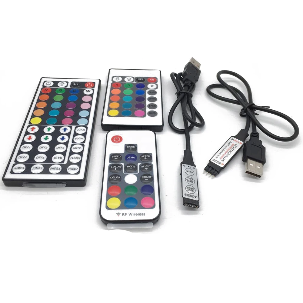 Led Strip 5 12 24 V Volt RGB USB IR RF Remote Controller 5V 12V 24V USB LED Strip light 3 17 24 Key Remote Wireless Controller
Led Strip 5 12 24 V Volt RGB USB IR RF Remote Controller 5V 12V 24V USB LED Strip light 3 17 24 Key Remote Wireless Controller
