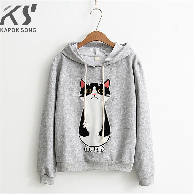 women hoodies cat cartoon long sleeve hoody ladies dress cotton fashional pullovers cotton hoody regular avarage size clothes
women hoodies cat cartoon long sleeve hoody ladies dress cotton fashional pullovers cotton hoody regular avarage size clothes