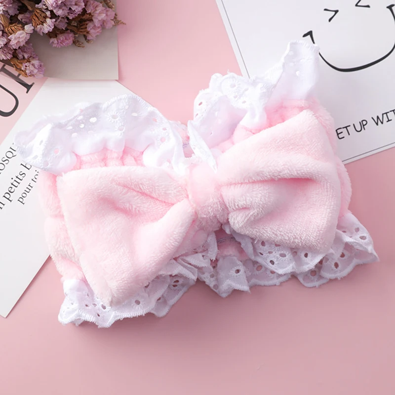 Cute Elastic Lace Bowknot Headbands Women Girls Makeup Face Washing Headband Hairdo Facial Mask Headwrap Hairband Hair Accessory
Cute Elastic Lace Bowknot Headbands Women Girls Makeup Face Washing Headband Hairdo Facial Mask Headwrap Hairband Hair Accessory