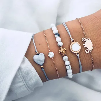 Fashion creative multi-element combination women's bracelet bangle luxury exquisite multi-layer beaded bracelet set chic jewelry
Fashion creative multi-element combination women's bracelet bangle luxury exquisite multi-layer beaded bracelet set chic jewelry