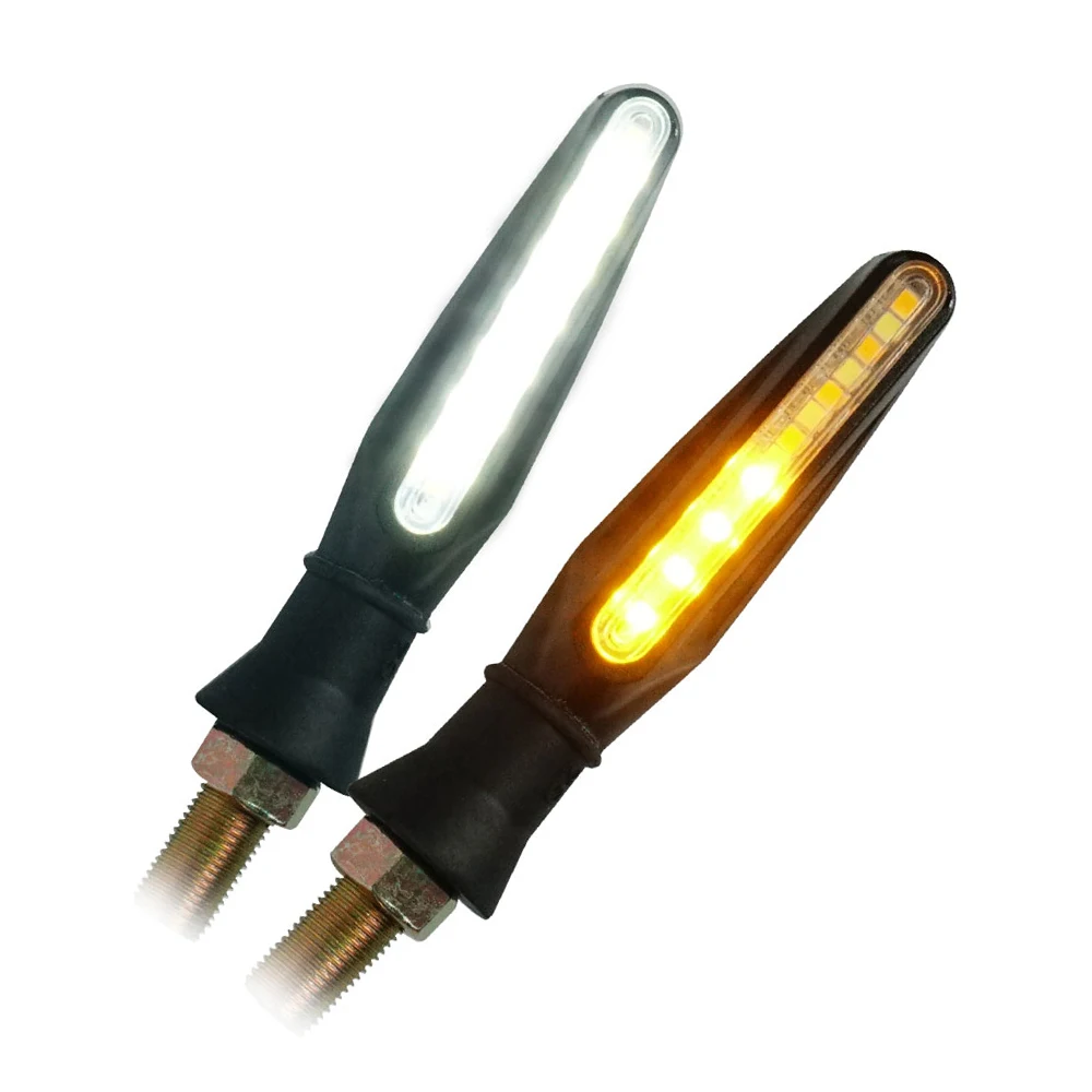 2PCS Motorcycle LED Turn Signals Light Flowing Water Flashing Blinker DRL Running/Stop Signals Tail Indicator Lamp IP68 12v
2PCS Motorcycle LED Turn Signals Light Flowing Water Flashing Blinker DRL Running/Stop Signals Tail Indicator Lamp IP68 12v
