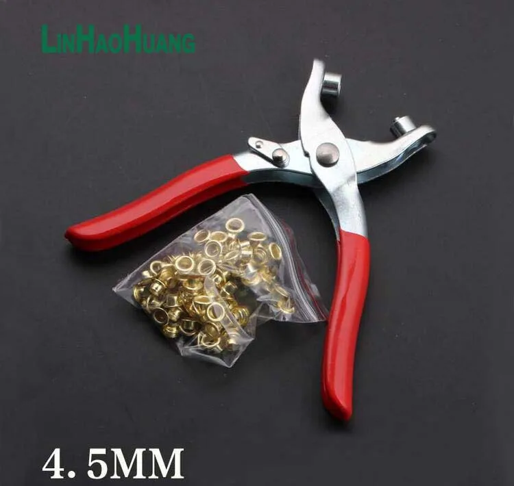 High Quality Prong Ring Stud Press Grommet Rivets Eyelet Fastener Snap Plier For 4.5mm Button Tools
High Quality Prong Ring Stud Press Grommet Rivets Eyelet Fastener Snap Plier For 4.5mm Button Tools