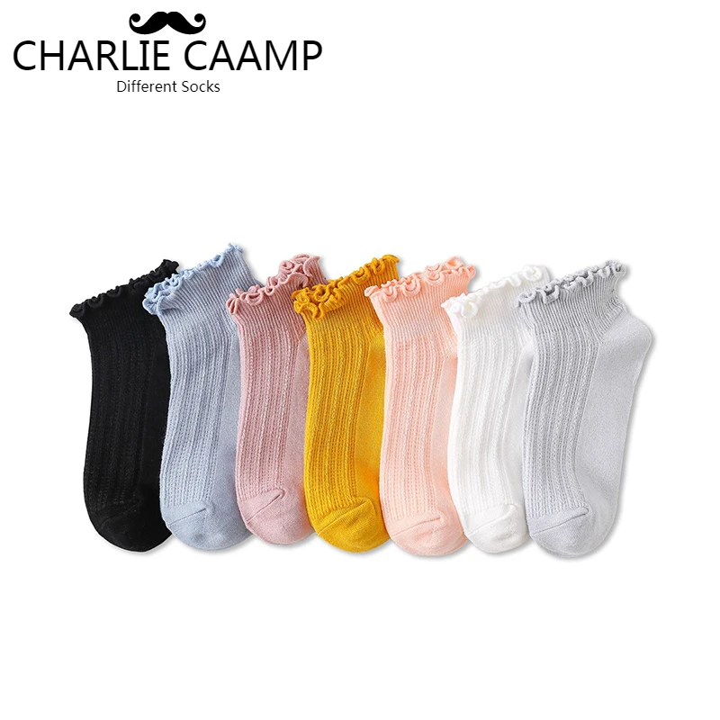 CHARLIE CAAMP All Season Pure Cotton Double Needle Lace Design Simplicity Series Ladies Socks A1005
CHARLIE CAAMP All Season Pure Cotton Double Needle Lace Design Simplicity Series Ladies Socks A1005