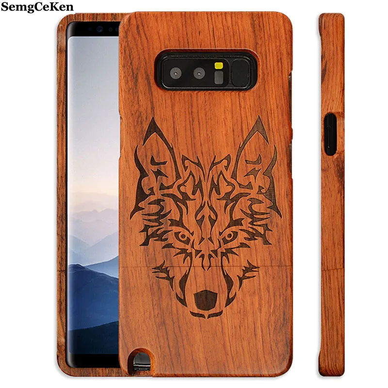 SemgCeKen Luxury real genuine wood wooden coque cover case for Samsung Galaxy note8 note 8 3d laser carving shell back Phone
SemgCeKen Luxury real genuine wood wooden coque cover case for Samsung Galaxy note8 note 8 3d laser carving shell back Phone