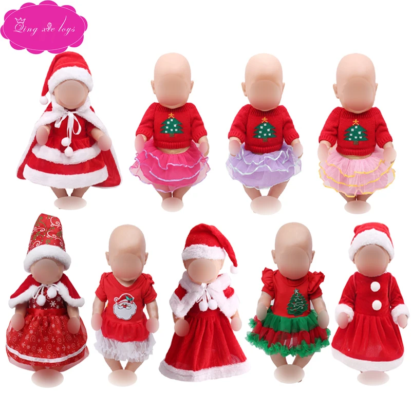Doll clothes Christmas red dress sweater suit Discount sale fit 18 inch Girl dolls and 43 cm baby doll f43
Doll clothes Christmas red dress sweater suit Discount sale fit 18 inch Girl dolls and 43 cm baby doll f43