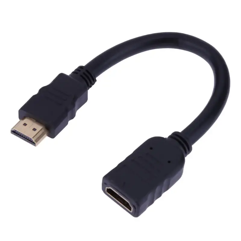 20cm HDMI Male to Female Video Extension Cable HDMI 1.4 Copper Core HD Video Cables Cord Wire Line for HDTV/Projector/DV
20cm HDMI Male to Female Video Extension Cable HDMI 1.4 Copper Core HD Video Cables Cord Wire Line for HDTV/Projector/DV