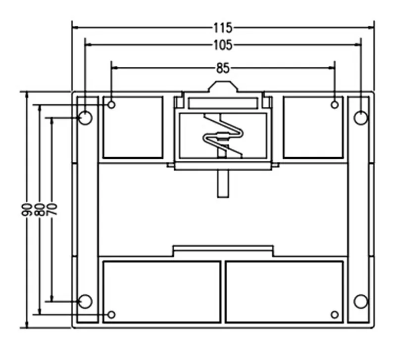 electronics plastic enclosure junction box din rail enclosure control box szomk outlet boxes instrument enclosure box (7).jpg