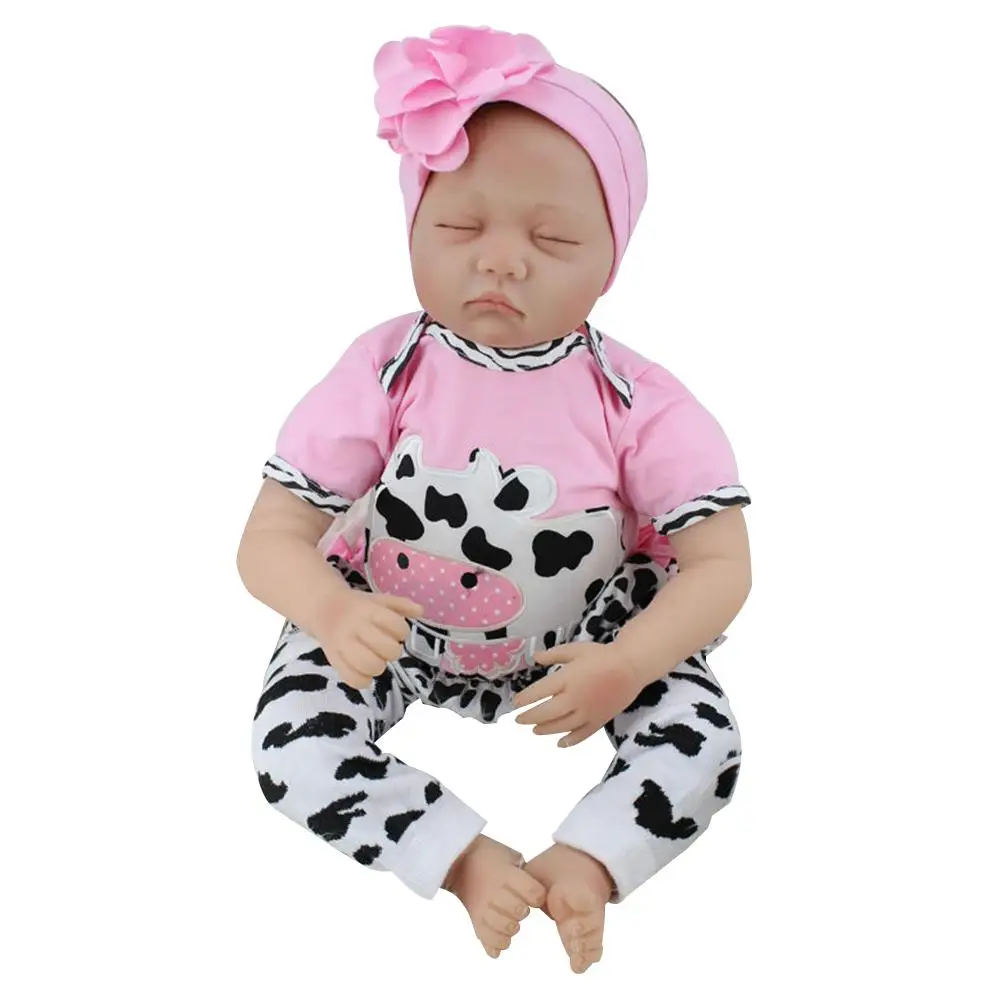 2018 New Popular Cute Lovely Toy 22 inch Reborn Baby Doll Vinyl Silicone Lifelike Toy Girl for Children Accompany
2018 New Popular Cute Lovely Toy 22 inch Reborn Baby Doll Vinyl Silicone Lifelike Toy Girl for Children Accompany