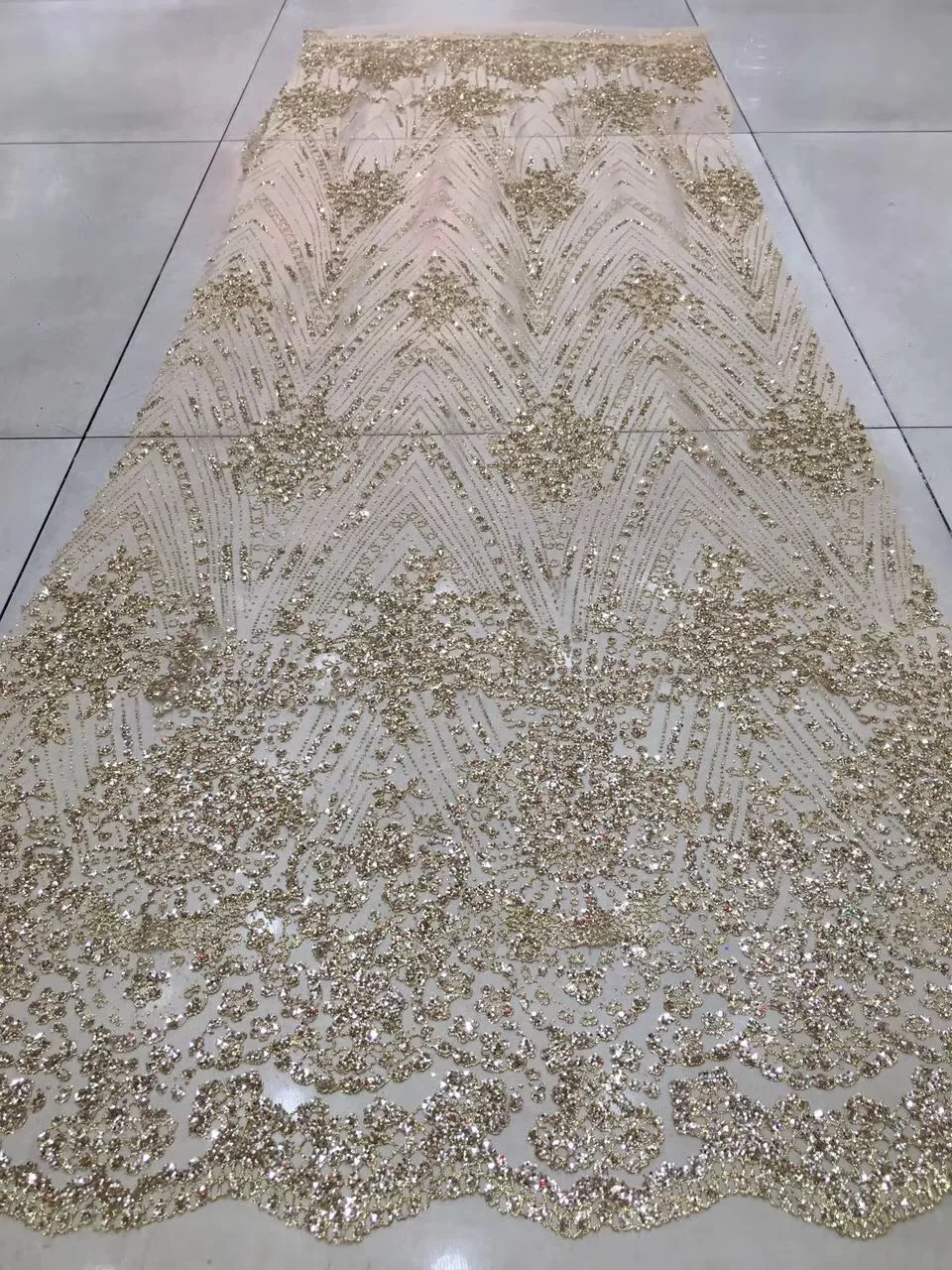 5yards qq007 best quality champagne gold 150cm width glued print glitter tulle India dress fabric for sawing
5yards qq007 best quality champagne gold 150cm width glued print glitter tulle India dress fabric for sawing