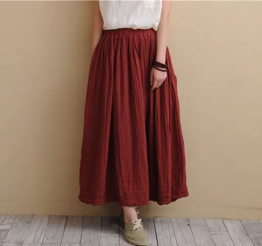10 Color cotton linen long skirts,2019 Spring Summer women comfortable casual skirts with pockets,plus size skirt Vestidos S-5XL
10 Color cotton linen long skirts,2019 Spring Summer women comfortable casual skirts with pockets,plus size skirt Vestidos S-5XL