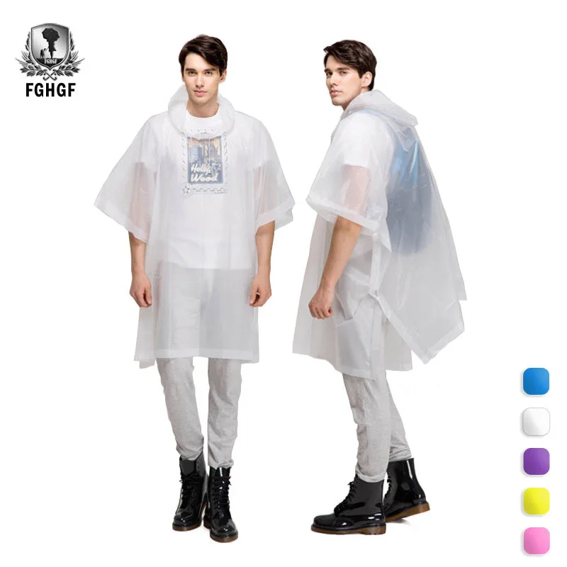 FGHGF EVA Transparent Raincoat Women Men Portable Outdoor Travel Rainwear Waterproof Disposable Camping Rain Cover Motorcycle
FGHGF EVA Transparent Raincoat Women Men Portable Outdoor Travel Rainwear Waterproof Disposable Camping Rain Cover Motorcycle