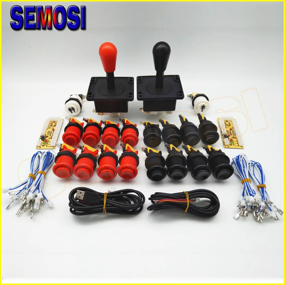 Happ Type Arcade Joystick Button DIY Kit for Jamma Mame USB Zero Delay USB Encoder 8 Way Stick Push Buttons
Happ Type Arcade Joystick Button DIY Kit for Jamma Mame USB Zero Delay USB Encoder 8 Way Stick Push Buttons