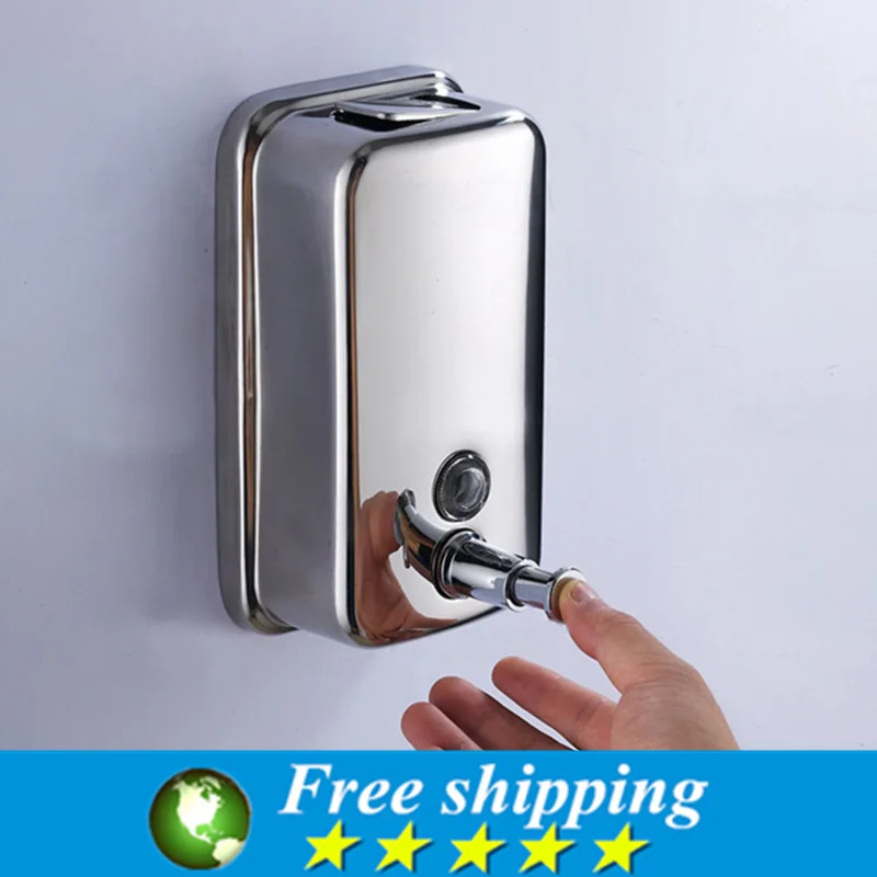 High Quality Wall Mounted Stainless Steel Bathroom&Kitchen Liquid Soap Dispenser 500ml,Free shipping.
High Quality Wall Mounted Stainless Steel Bathroom&Kitchen Liquid Soap Dispenser 500ml,Free shipping.
