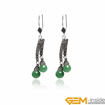 8mm Round Beads Tibetan Silver Earrings Dangle Jewelry Long Earrings Female Valentine Gift Wholesale
8mm Round Beads Tibetan Silver Earrings Dangle Jewelry Long Earrings Female Valentine Gift Wholesale
